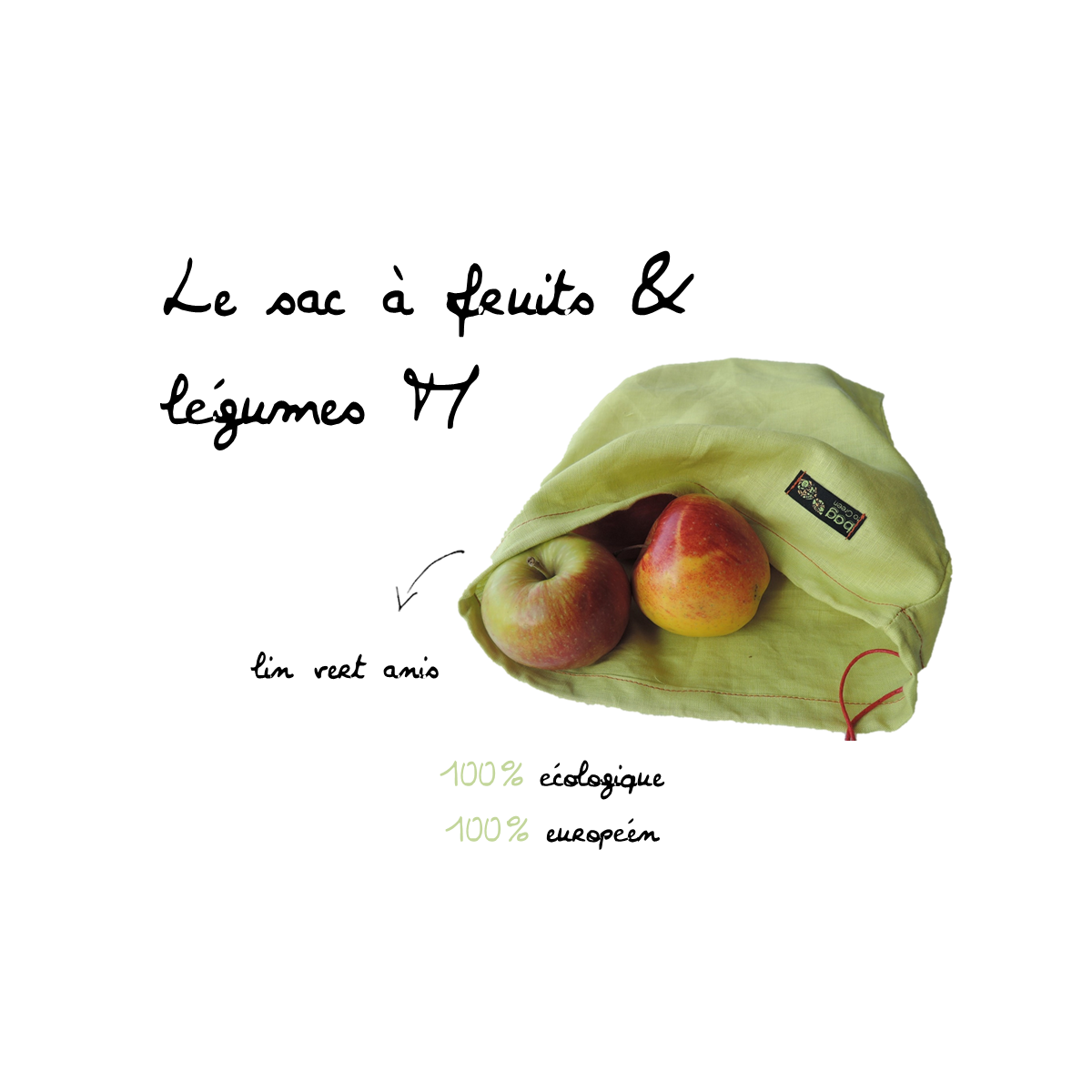 Bag To Green Sac à Fruits & Légumes M