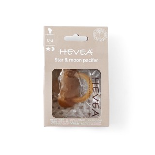 Hevea Tétine Orthodontique Etoile et Lune - 0-3mois