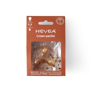 Hevea Tétine Ronde Couronne - 0-3mois