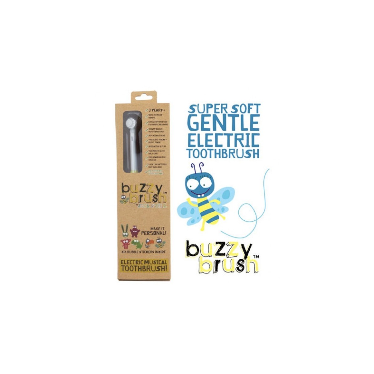 Jack N' Jill Buzzy Brush Muzikale Elektrische Tandenborstel