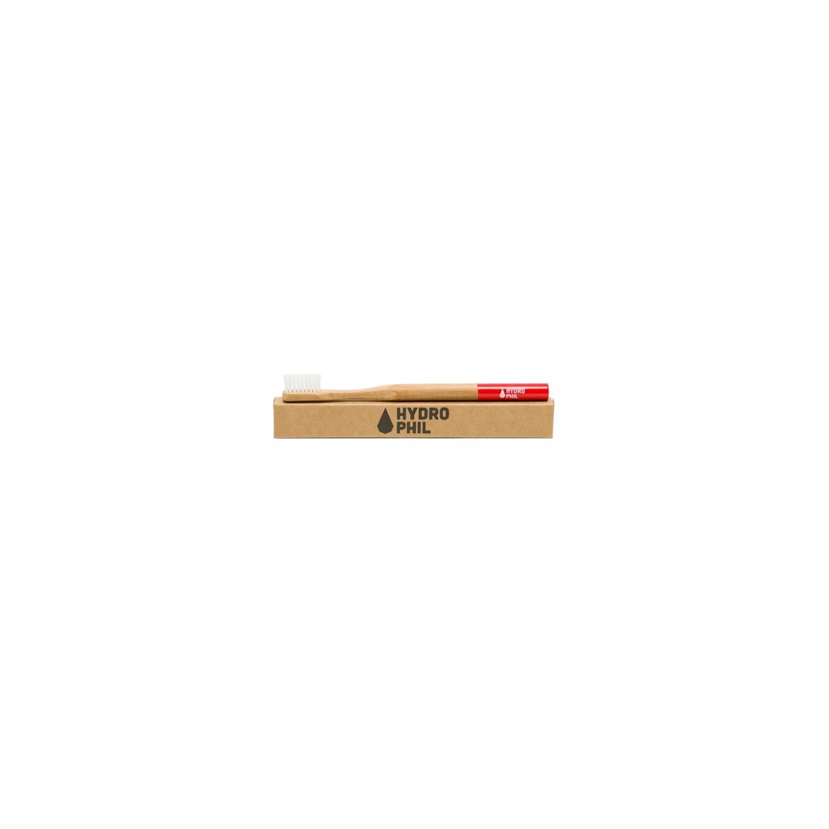 Hydrophil Brosse à Dents Durable - Medium - Rouge