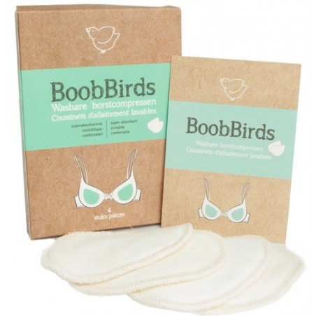 BoobBirds Compresses d’Allaitement Lavables