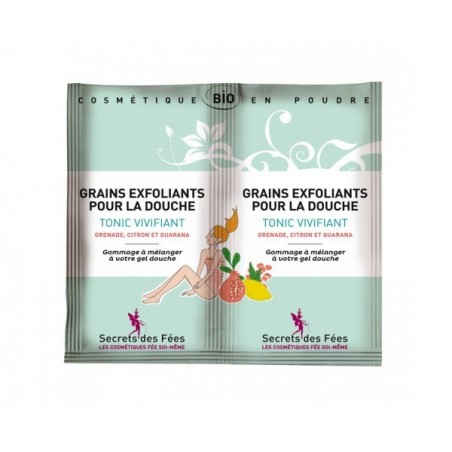 Secrets des Fées: Grains Exfoliants pour la Douche - Tonic Vivifiant